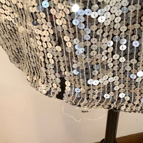 Joseph Le Bon Silk Sequin pearls. showstopper Blouse.Size Small vintage - Picture 6 of 10